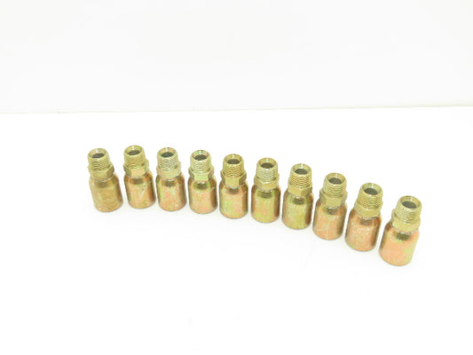 Dayco 12NP-12SC 3/4" Male NPTF Pipe Coupler Hydraulic Crimp Hose End Lot of 10