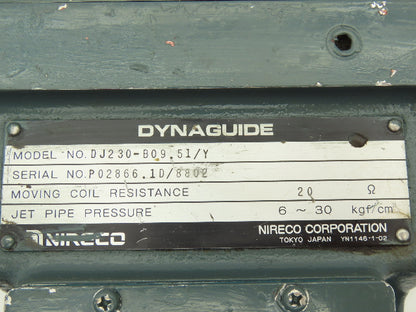Nireco Dynaguide DJ230-B09.51Y Controller with Adjustable Gain Booster 20 Ohms