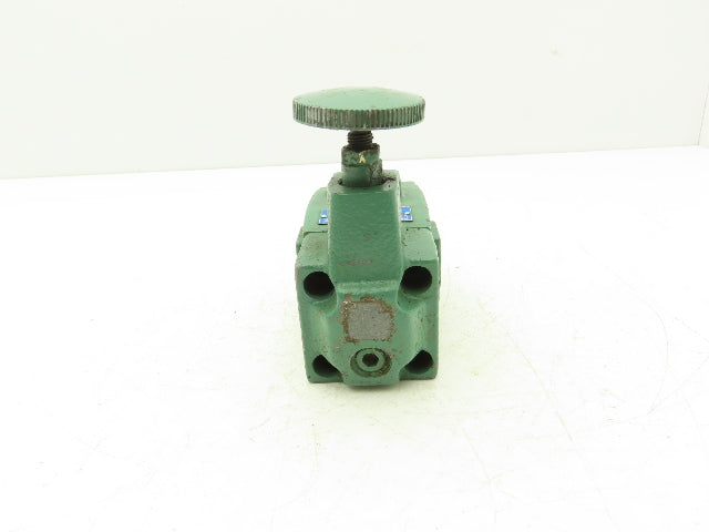 Vickers XT-03-B-20-JA-J Hydraulic 3/8" NPT Manual Pressure Reducing Valve