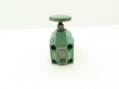 Vickers XT-03-B-20-JA-J Hydraulic 3/8" NPT Manual Pressure Reducing Valve