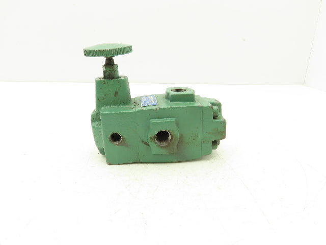 Vickers XT-03-B-20-JA-J Hydraulic 3/8" NPT Manual Pressure Reducing Valve