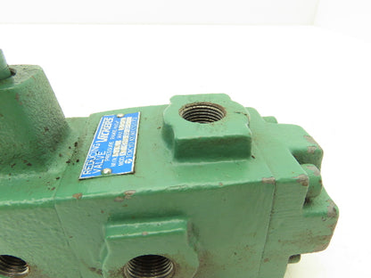 Vickers XT-03-B-20-JA-J Hydraulic 3/8" NPT Manual Pressure Reducing Valve