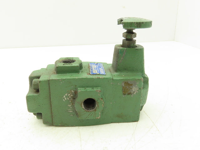 Vickers XT-03-B-20-JA-J Hydraulic 3/8" NPT Manual Pressure Reducing Valve