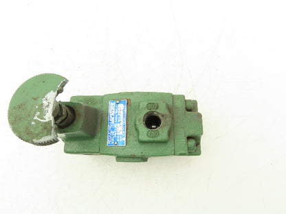 Vickers XT-03-B-20-JA-J Hydraulic 3/8" NPT Manual Pressure Reducing Valve