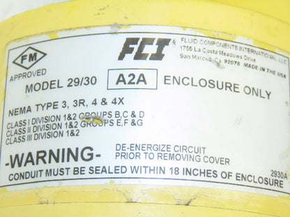 Fluid Components International FLT93S-0B1A104C1BE0000 Flow Switch AC or DC