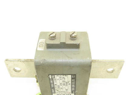 Toyo Keiki CBM-15/50B Current Transformer 600A 5A Class 1.0 JIS C1731 15VA