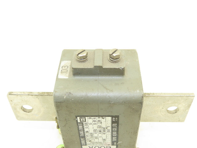 Toyo Keiki CBM-15/50B Current Transformer 600A 5A Class 1.0 JIS C1731 15VA