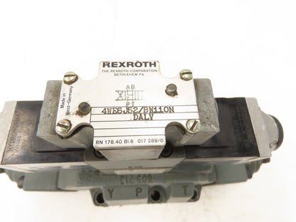 Rexroth H-4WEH25Q60/6BW110NTS2DAL Hydraulic Directional Solenoid Valve Assy 110V
