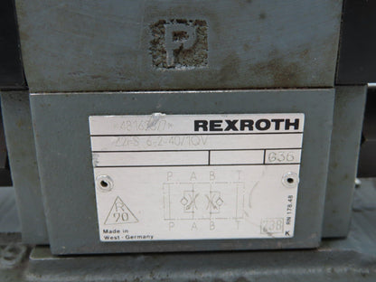 Rexroth H-4WEH25Q60/6BW110NTS2DAL Hydraulic Directional Solenoid Valve Assy 110V