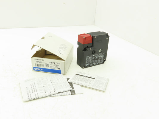 Omron D4NL-2HFA-BS Guard Safety Door Switch Interlock Solenoid Release 24VDC
