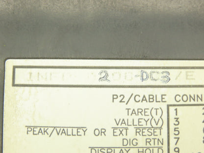 Newport INFP-0200-DC3/E Process Meter DC Current 5-Button 6-Digit 10W