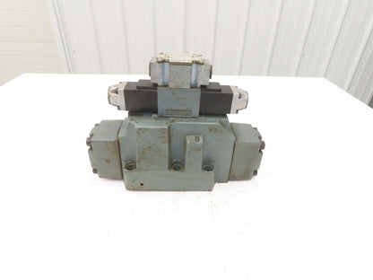 Rexroth 4WE6D52/AW12060NDALV Hydraulic Directional Solenoid Valve Assy 110V