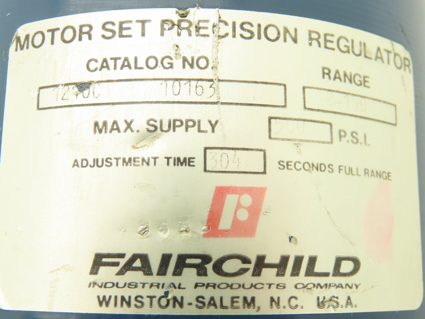 Fairchild 1210C 10163 Motorized Pneumatic Air Regulator 3/8"NPT 500 PSI