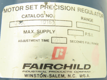 Fairchild 1210C 10163 Motorized Pneumatic Air Regulator 3/8"NPT 500 PSI