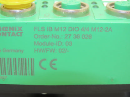 Phoenix Contact FLS IB M12 DIO 4/4 M12-2A Distributed Digital I/O 4 In 4 Out