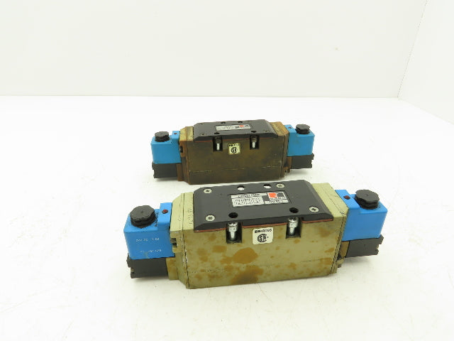 Ross Controls Pneumatic Dual Solenoid Air Valve 14.5-145psi 24vdc Lot of 2