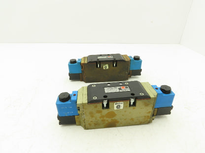 Ross Controls Pneumatic Dual Solenoid Air Valve 14.5-145psi 24vdc Lot of 2