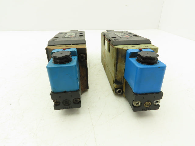 Ross Controls Pneumatic Dual Solenoid Air Valve 14.5-145psi 24vdc Lot of 2