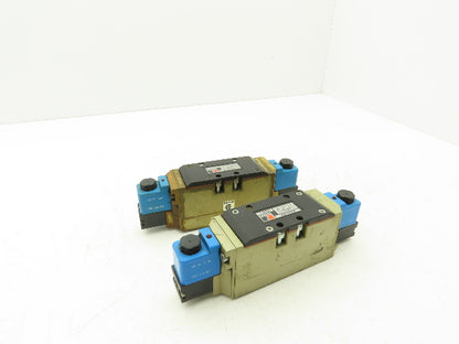 Ross Controls Pneumatic Dual Solenoid Air Valve 14.5-145psi 24vdc Lot of 2