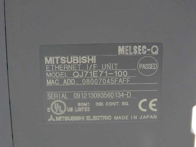 Mitsubishi QJ71E71-100 Melsec-Q Ethernet I/F Unit
