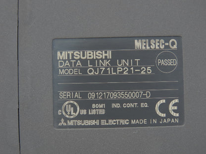 Mitsubishi Electric Melsec Backplane Rack Power Supply Module 8 Slot QJ71LP21-25