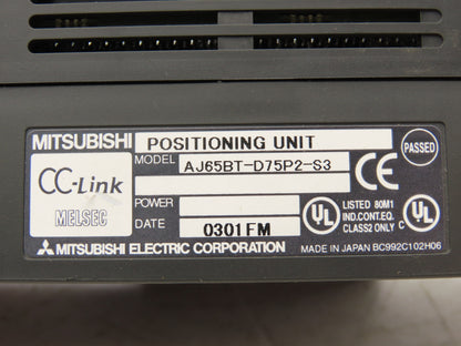 Mitsubishi AJ65BT-D75P2-S3 Melsec Positioning Unit  PLC Control Module