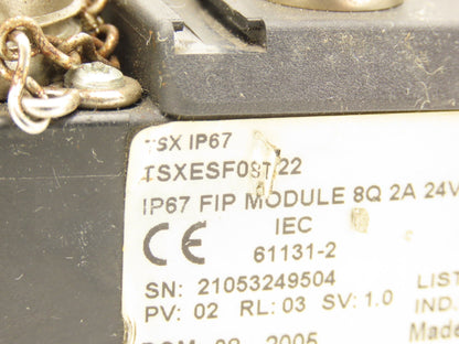 Schneider TSXESF08T22 FIP Module 8Q 2A 24V IP67