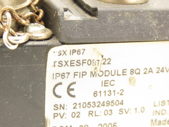 Schneider TSXESF08T22 FIP Module 8Q 2A 24V IP67