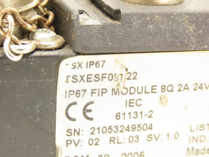 Schneider TSXESF08T22 FIP Module 8Q 2A 24V IP67