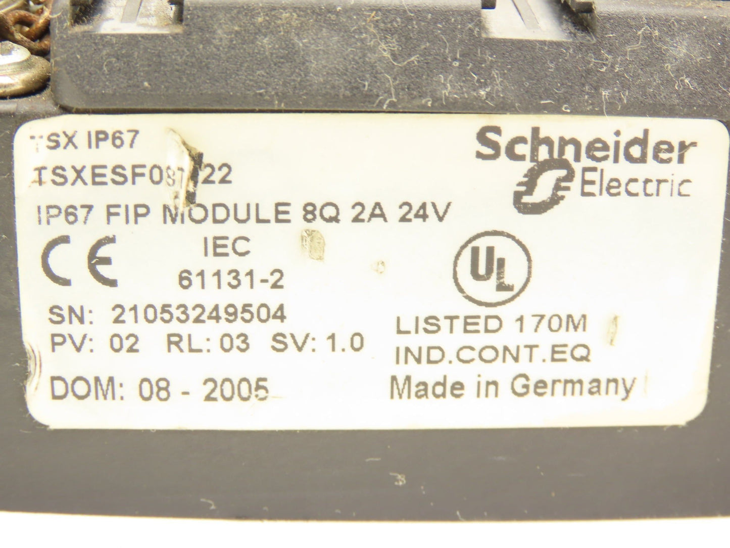 Schneider TSXESF08T22 FIP Module 8Q 2A 24V IP67