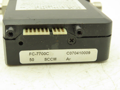 Aera FC-7700C Mass Flow Controller 50 SCCM