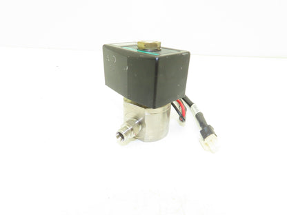 CKD HVB41 Solenoid Valve Vacuum Type 1/4" NPT Stainless 24VDC