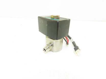 CKD HVB41 Solenoid Valve Vacuum Type 1/4" NPT Stainless 24VDC