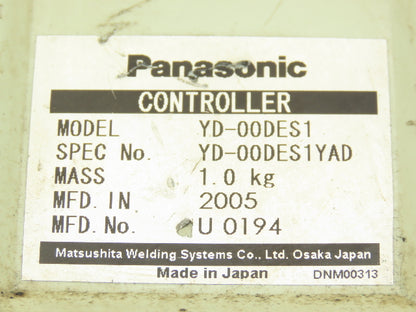Panasonic YD-00DES1 Welding Controller Spec YD-00DES1YAD For Matsushita