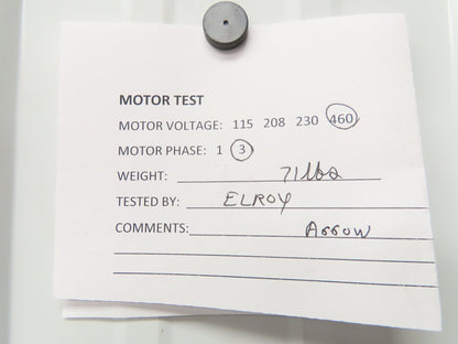 Grundfos SPK8-9/7 U-W-A-CVBV Immersion Coolant Pump 42 GPM 3Hp 230/460V 3PH