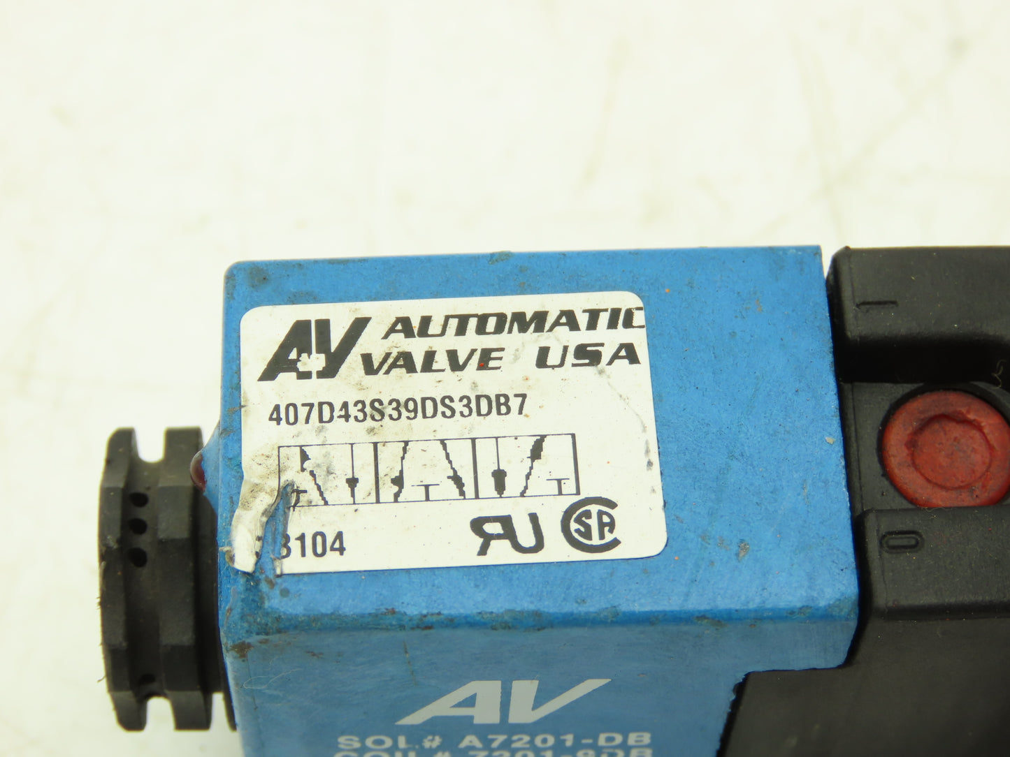 Automatic 407D43S39DS3DB7 Pneumatic Directional Solenoid Valve 24VDC