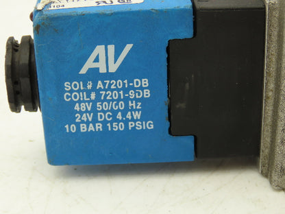Automatic 407D43S39DS3DB7 Pneumatic Directional Solenoid Valve 24VDC