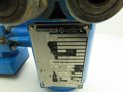 Sliedrecht Holland SC80AS/F Altometer Flow Meter 120VAC 0-225 GPM