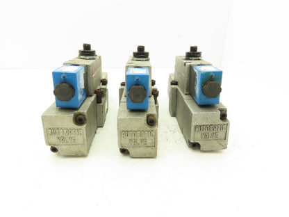 Automatic S31C-DB-6 Pneumatic Directional Solenoid Valve 24VDC  Lot of 3