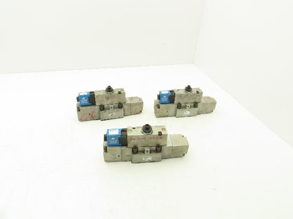 Automatic S31C-DB-6 Pneumatic Directional Solenoid Valve 24VDC  Lot of 3