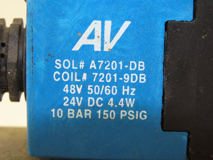 Automatic 407D67S39DS3-DB7 Pneumatic Air Directional Solenoid Valve 24VDC 48VAC