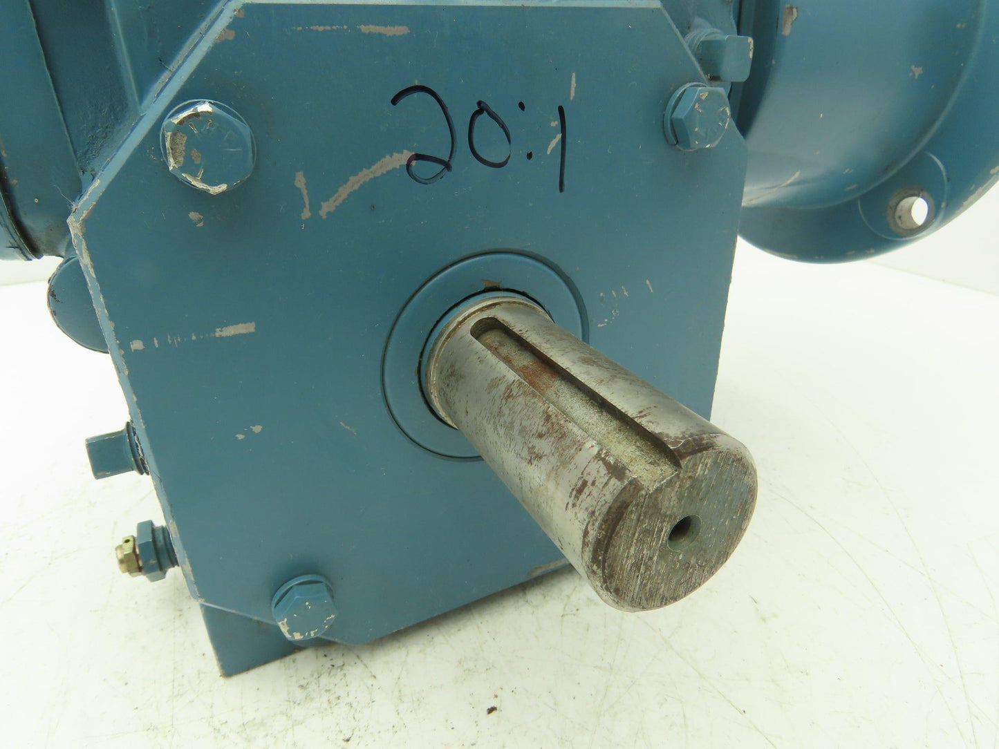 Electra Grove Gear Worm Gearbox 20:1 Reducer 88rpm 56C 1.25" LH Output