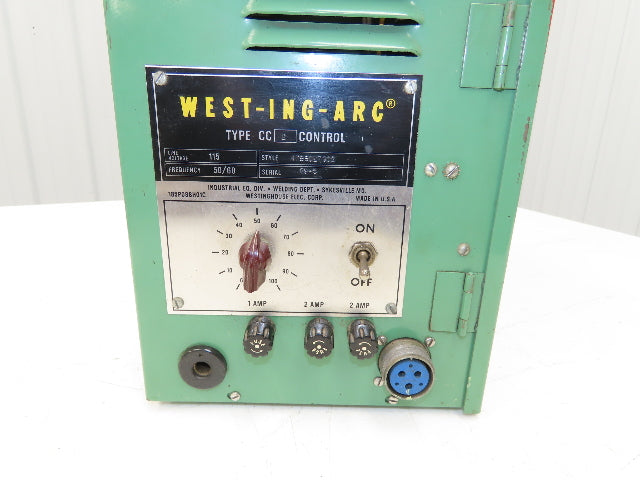 Westinghouse Type CC2 WEST-ING-ARC Control Rectifier Welder Module 115V