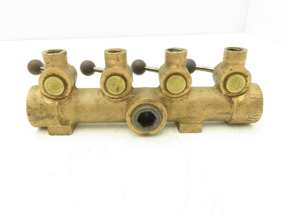 Circle Seal P11-395 5 Way Manual Control Valve 3/4" NPT In x 1/4"NPT Out