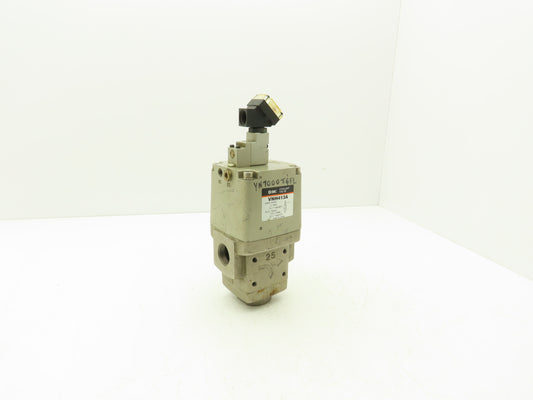 SMC VNH413A High Pressure Coolant Valve 24V 3 Port 7.0MPa Normally Closed 1"NPT