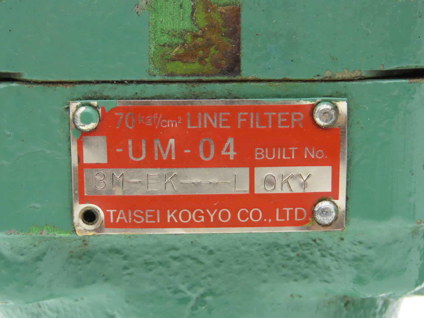 Taisei Kogyo UM-04 Hydraulic Line Filter 1000psi Lot of 2