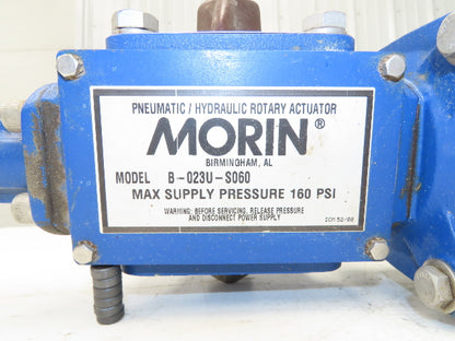 Morin B-023U-S060 Spring Return Pneumatic Valve Rotary Actuator 160 PSI