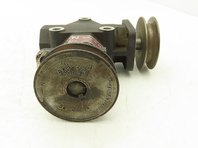 Brown Gear Drives 154806 Zero-Max  Right-Angle Gearbox 2:1 Reduction 1/2" Shaft