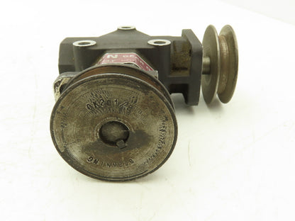 Brown Gear Drives 154806 Zero-Max  Right-Angle Gearbox 2:1 Reduction 1/2" Shaft