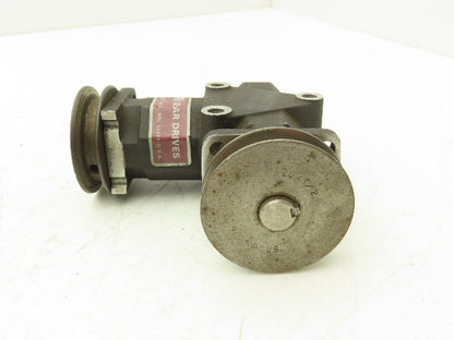 Brown Gear Drives 154806 Zero-Max  Right-Angle Gearbox 2:1 Reduction 1/2" Shaft